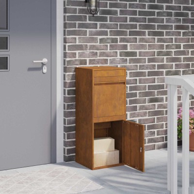 Parcel box with storage...