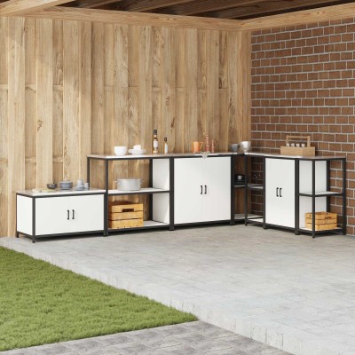 Kitchen storage with shelf...