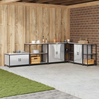Kitchen storage with shelf...