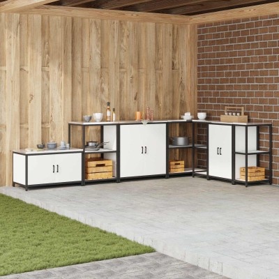 Kitchen storage with shelf...