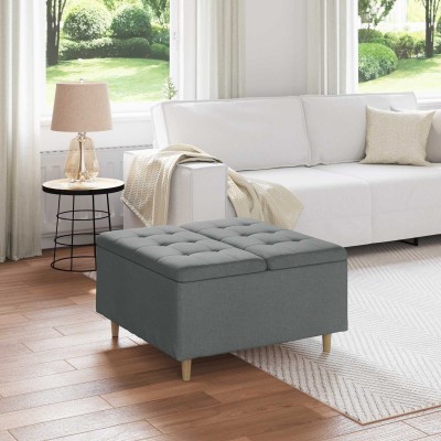 Storage ottoman Dark gray...
