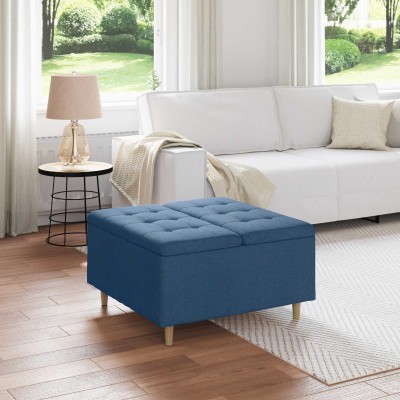 Storage ottoman with pillow...