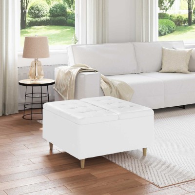 Storage ottoman with pillow...