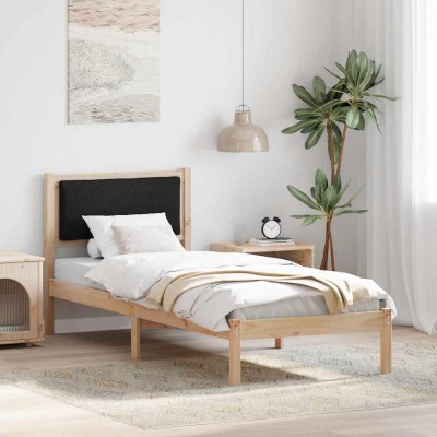 Bed frame Black 80 x 190 cm...
