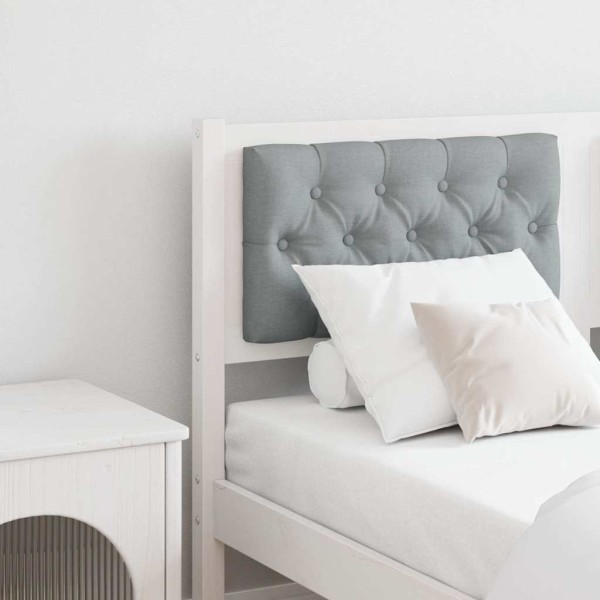 Headboard Other White and light gray 140 cm Solid pine