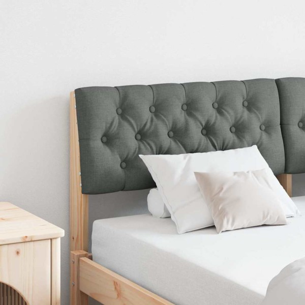 Upholstered headboard Dark gray 135 cm