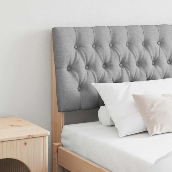 Upholstered headboard Light gray 180 cm