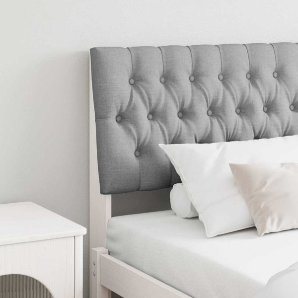Upholstered headboard Light gray 180 cm