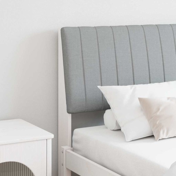 Upholstered headboard Light gray 180 cm