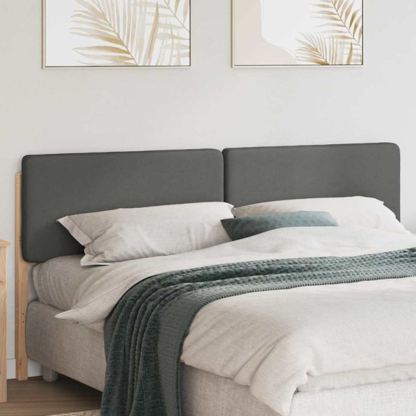 Upholstered headboard Brown and light gray 200 cm
