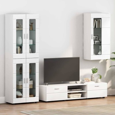 Wooden wardrobe High gloss...