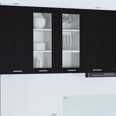 Hanging cabinet 2 pcs Black...