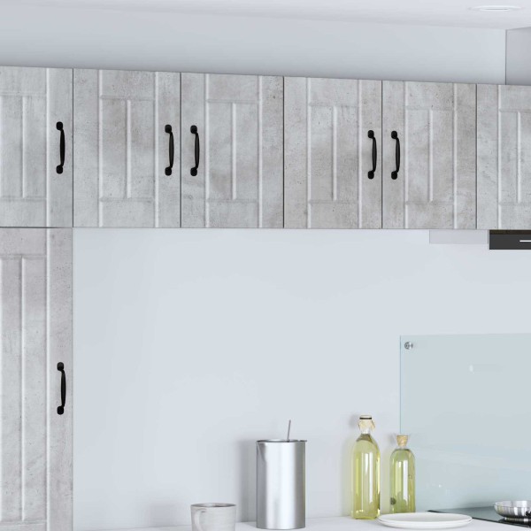 Wall cabinet LUCCA 2 pcs Concrete gray 60 x 31 x 40 cm