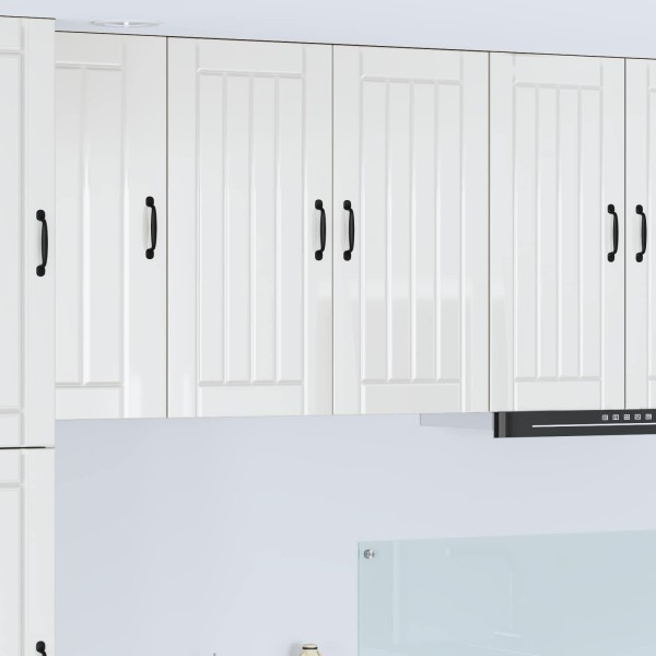 Wall cabinet LUCCA High gloss white 80 x 31 x 80 cm
