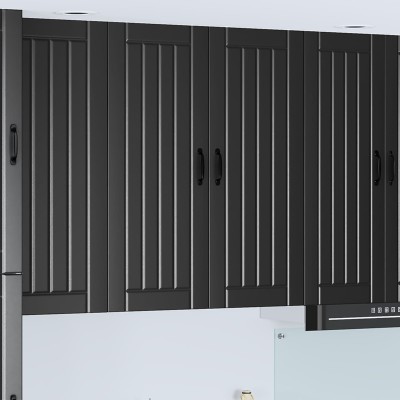 Wall cabinet LUCCA Black 80...