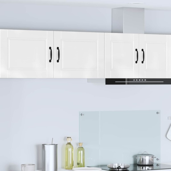Wall cabinet PORTO 2 pcs High gloss white