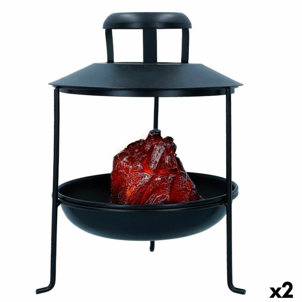 Жаровня Ambients LED Свет Угольный Декоративный 22 x 30 x 22 cm (2 штук)