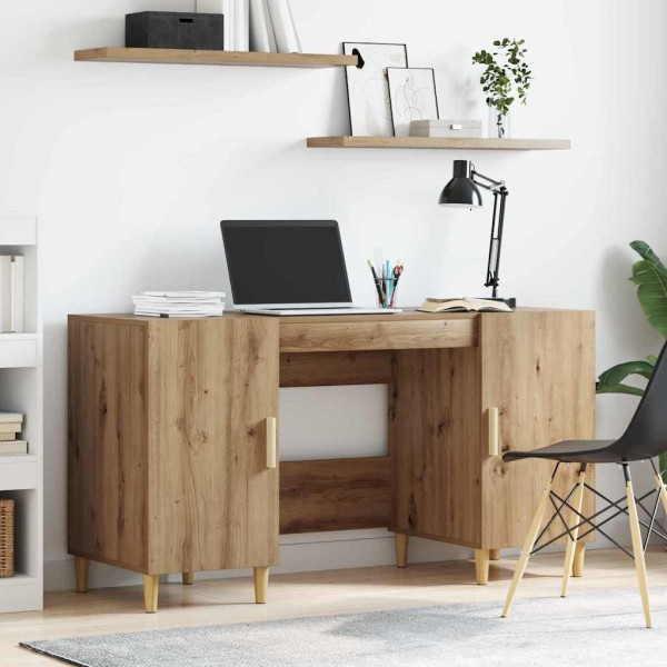 Table Artisan oak 140 x 50 x 75 cm Treated wood
