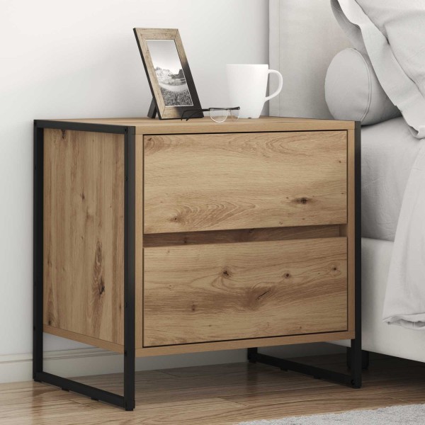 Bedside table 2 pcs Masters oak 50 x 39.5 x 50 cm