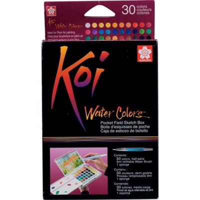 Watercolour paint set...