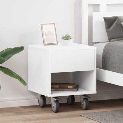Bedside table 2 pcs White...