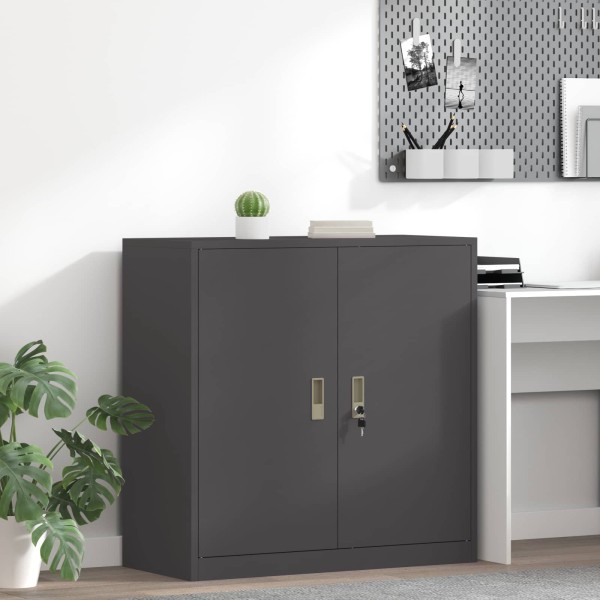 Oppbevaringsskap Black 90 x 40 x 90 cm Steel