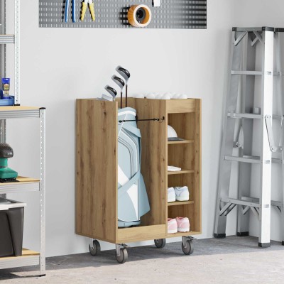 Golf wardrobe with wheels...