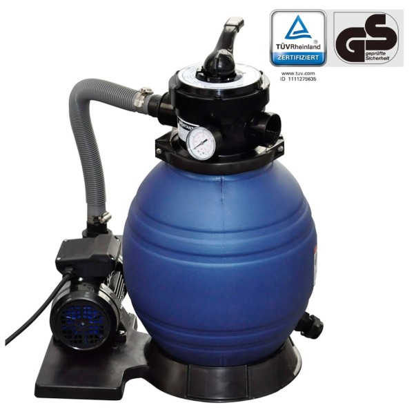Sand filter with pump, 400W, 11000 l/h