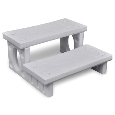 White SPA Steps
