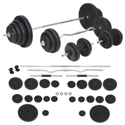 Barbell and dumbbell set,...