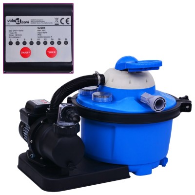Sand filter with pump and...