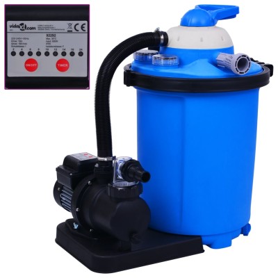 Sand filter with pump and...