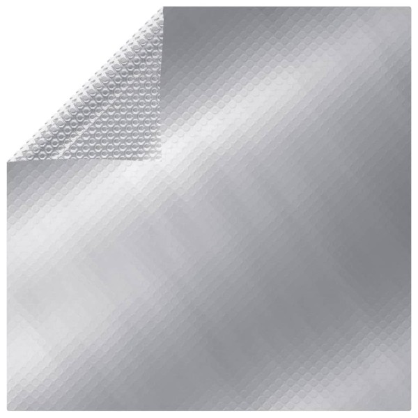Pool cover, silver, 1000x600cm, PE, rectangular