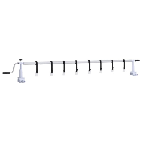 Pool cover roller with plastic base