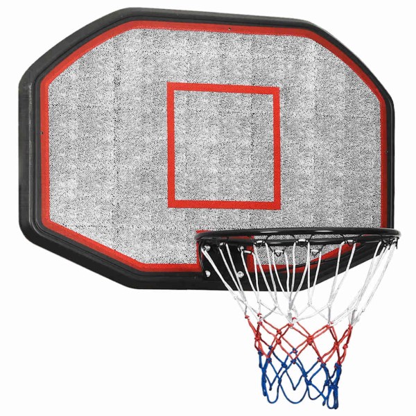 Basketball board, black, 109x71x3cm, polyethylene