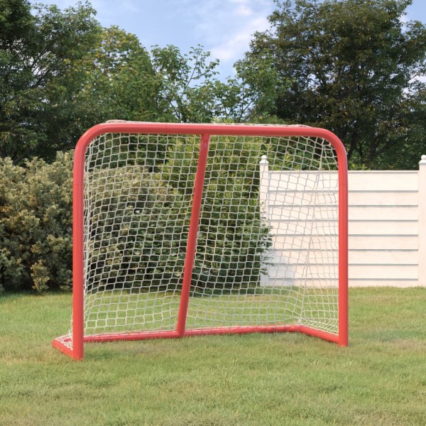 Grass boulder gate, red/white, 183x71x122cm, polyester