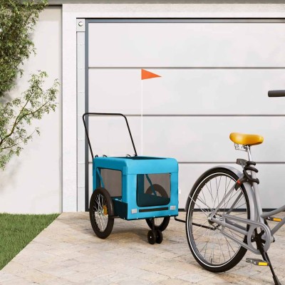 Bike trailer for pets, blue...