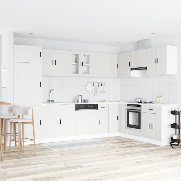 Pear main cabinet Porto 2 pcs. White