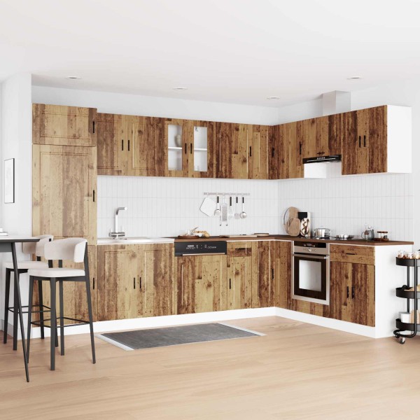Pear main cabinet Porto 2 pcs. Brown