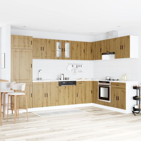 Pear main cabinet Porto 2 pcs. Brown