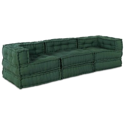 Modulinė sofa Audinys Žalia...