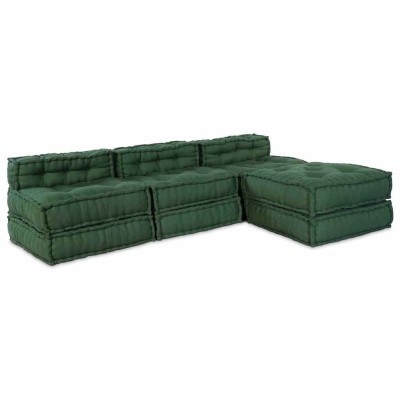 Modulinė sofa Audinys Žalia...