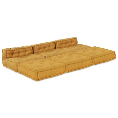 Modular sofa Fabric Yellow...