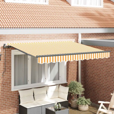 Retractable awning Yellow...