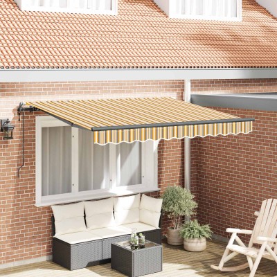 Retractable awning Yellow...