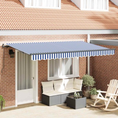 Retractable awning Blue 350...