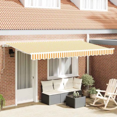 Retractable awning Yellow...