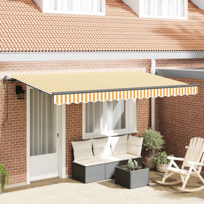 Retractable awning Yellow...