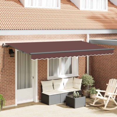 Retractable awning Brown...