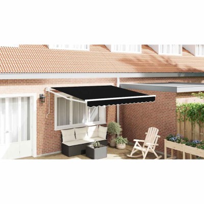Retractable awning Black...